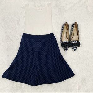 Navy UNIQLO A-Line Skirt